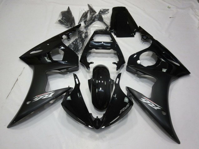 2003-2005 Matte Black Yamaha R6 Fairings