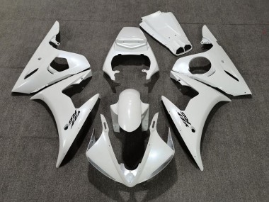 Best Aftermarket 2003-2005 Pearl White Yamaha R6 Fairings