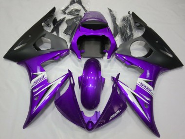 Best Aftermarket 2003-2005 Purple & White Yamaha R6 Fairings