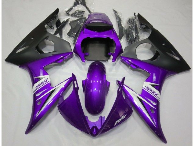 Best Aftermarket 2003-2005 Purple & White Yamaha R6 Fairings