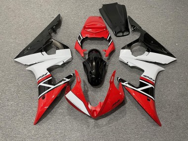 Best Aftermarket 2003-2005 Red White and Black Yamaha R6 Fairings