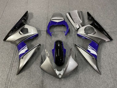 Best Aftermarket 2003-2005 Silver and Purple style Yamaha R6 Fairings