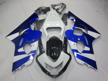 2004-2005 Blue White OEM Style Suzuki GSXR 600-750 Fairings