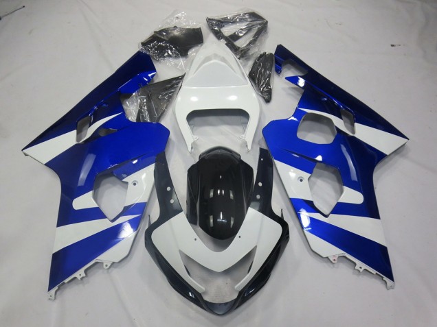 2004-2005 Blue White OEM Style Suzuki GSXR 600-750 Fairings 2004-2005 Blue White OEM Style Suzuki GSXR 600-750 Fairings