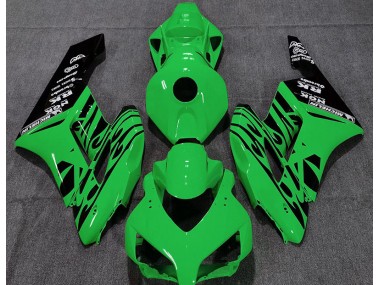 2004-2005 Gloss Green Flame Honda CBR1000RR Fairings