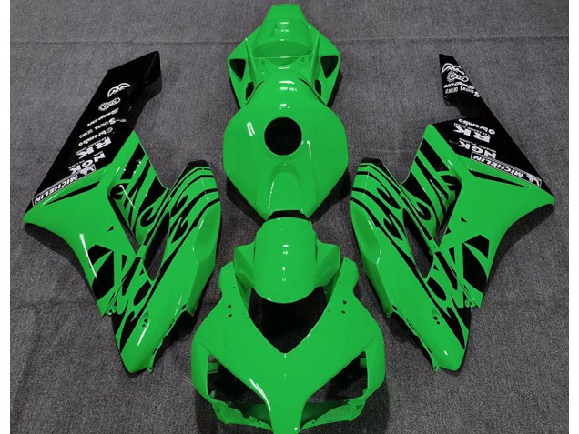 2004-2005 Gloss Green Flame Honda CBR1000RR Fairings 2004-2005 Gloss Green Flame Honda CBR1000RR Fairings