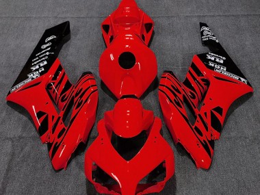 Best Aftermarket 2004-2005 Gloss Red Flame Honda CBR1000RR Fairings