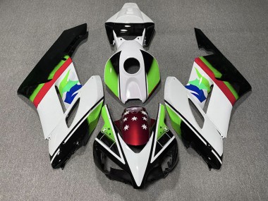 Best Aftermarket 2004-2005 Green and Red Flag Honda CBR1000RR Fairings