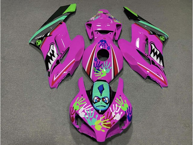 2004-2005 Pink Shark Honda CBR1000RR Fairings 2004-2005 Pink Shark Honda CBR1000RR Fairings