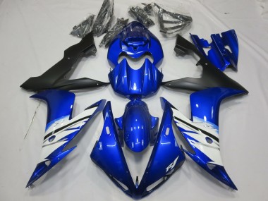 Best Aftermarket 2004-2006 Black Blue and White Yamaha R1 Fairings
