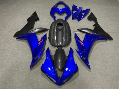 Best Aftermarket 2004-2006 Gloss Blue and Carbon Style Yamaha R1 Fairings