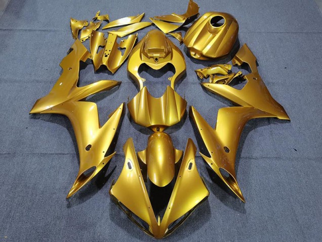 2004-2006 Gold Yamaha R1 Fairings 2004-2006 Gold Yamaha R1 Fairings