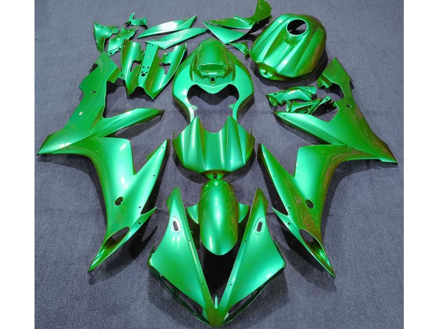 2004-2006 Solid Green Yamaha R1 Fairings 2004-2006 Solid Green Yamaha R1 Fairings