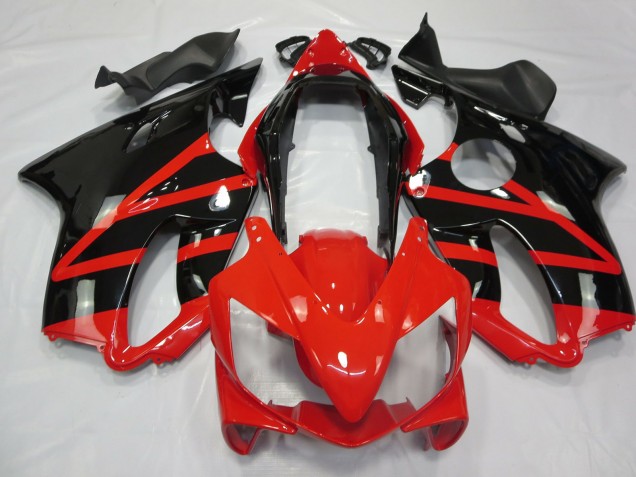 2004-2007 Gloss Black and Red Honda CBR600 F4i Fairings 2004-2007 Gloss Black and Red Honda CBR600 F4i Fairings