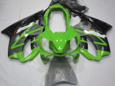 Best Aftermarket 2004-2007 Gloss Green & Grey Honda CBR600 F4i Fairings