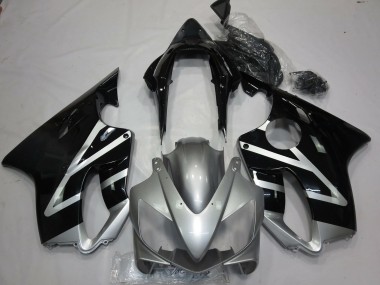 Best Aftermarket 2004-2007 Silver and Black Honda CBR600 F4i Fairings