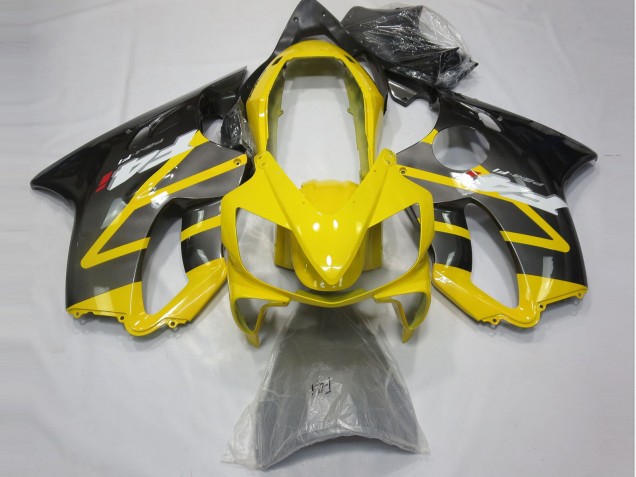 2004-2007 Yellow and Silver Honda CBR600 F4i Fairings 2004-2007 Yellow and Silver Honda CBR600 F4i Fairings