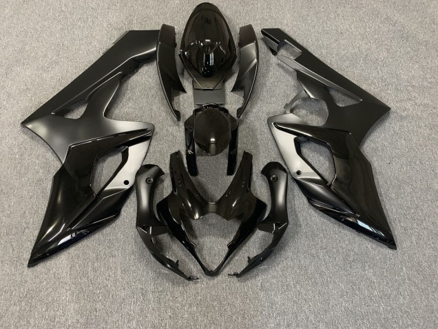 2005-2006 All Black Suzuki GSXR 1000 Fairings