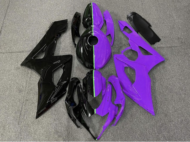 Best Aftermarket 2005-2006 Black and Purple Suzuki GSXR 1000 Fairings