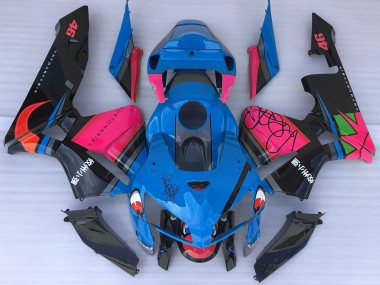 2005-2006 Blue Shark & Pink Honda CBR600RR Fairings