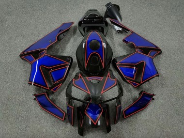 2005-2006 Blue and Red Turtle Honda CBR600RR Fairings