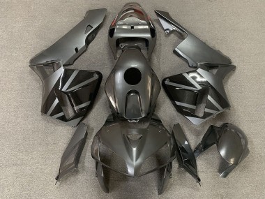 2005-2006 Dark Silver and Black Honda CBR600RR Fairings