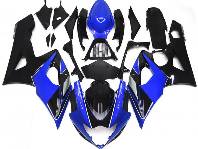 2005-2006 Gloss Blue and Black with red Suzuki GSXR 1000 Fairings 2005-2006 Gloss Blue and Black with red Suzuki GSXR 1000 Fairings