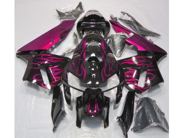 2005-2006 Gloss Pink Flame Honda CBR600RR Fairings