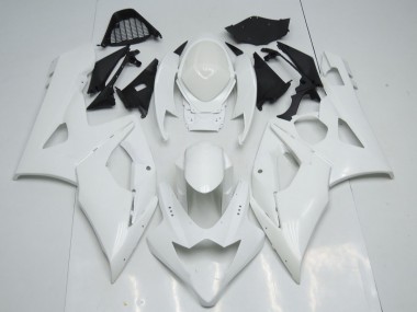 Best Aftermarket 2005-2006 Gloss White Suzuki GSXR 1000 Fairings