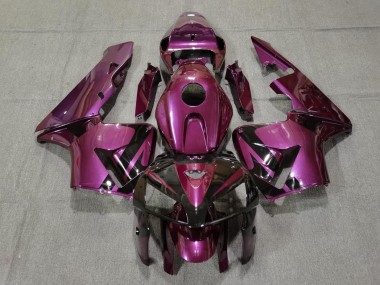 2005-2006 Metallic Purple & Black Decal Honda CBR600RR Fairings