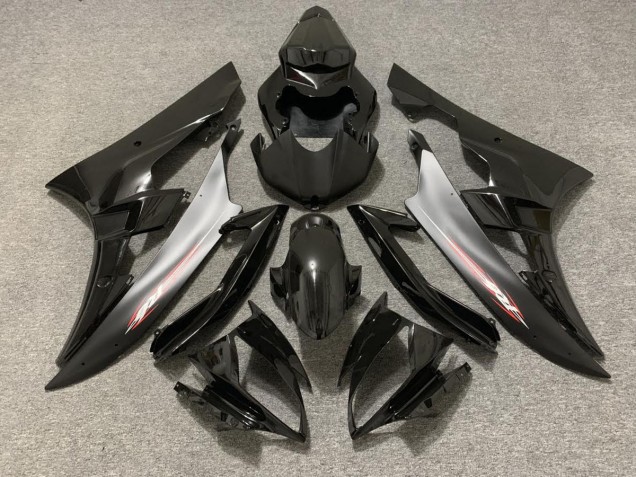 2006-2007 Black Matte Red Pin Yamaha R6 Fairings 2006-2007 Black Matte Red Pin Yamaha R6 Fairings