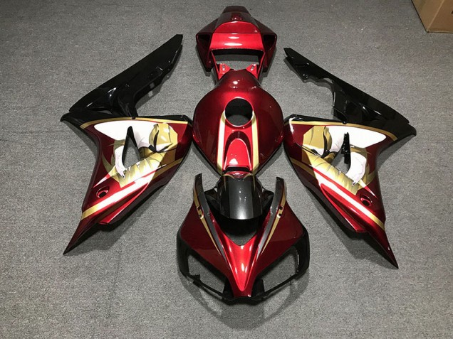 2006-2007 Deep Red & Gold Honda CBR1000RR Fairings 2006-2007 Deep Red & Gold Honda CBR1000RR Fairings