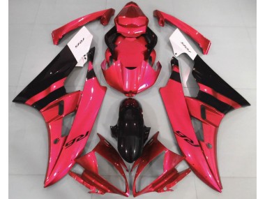 Best Aftermarket 2006-2007 Gloss Red and Black Yamaha R6 Fairings