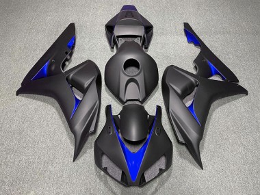 2006-2007 Matte Black and Blue Honda CBR1000RR Fairings