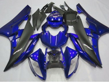 2006-2007 Metallic Blue & Black Yamaha R6 Fairings