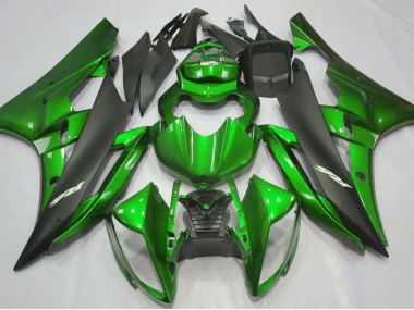 2006-2007 Metallic Green & Black Yamaha R6 Fairings