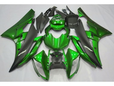 2006-2007 Metallic Green & Black Yamaha R6 Fairings