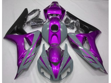 2006-2007 Nardo Grey and Purple Honda CBR1000RR Fairings