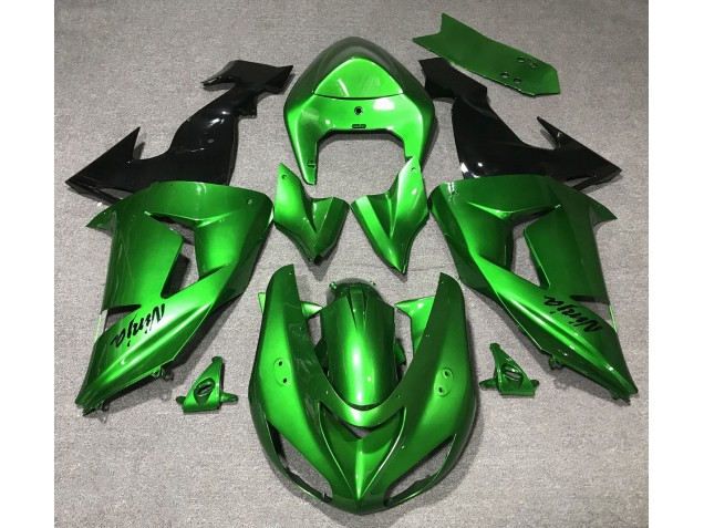 2006-2007 Reptile Green Kawasaki ZX10R Fairings 2006-2007 Reptile Green Kawasaki ZX10R Fairings