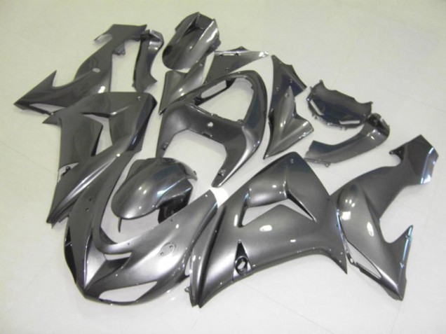 2006-2007 Silver Gloss Kawasaki ZX10R Fairings 2006-2007 Silver Gloss Kawasaki ZX10R Fairings