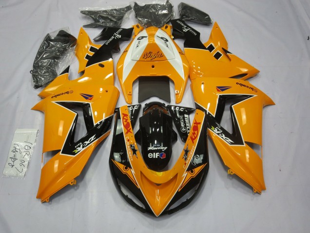 2006-2007 Special Orange Kawasaki ZX10R Fairings 2006-2007 Special Orange Kawasaki ZX10R Fairings