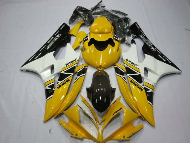2006-2007 Yellow Motul OEM Style Yamaha R6 Fairings 2006-2007 Yellow Motul OEM Style Yamaha R6 Fairings