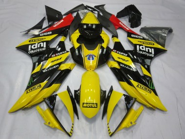 2006-2007 Yellow Motul Yamaha R6 Fairings