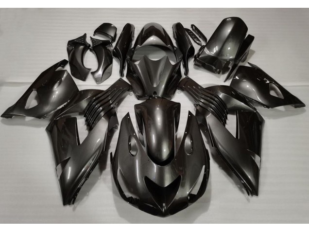 2006-2011 Graphite Kawasaki ZX14R Fairings 2006-2011 Graphite Kawasaki ZX14R Fairings