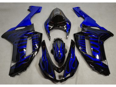 Best Aftermarket 2007-2008 Blue Flame Kawasaki ZX6R Fairings