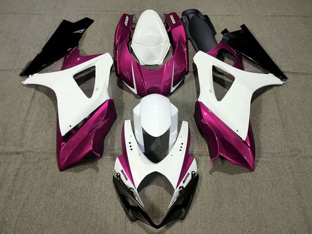 2007-2008 Custom Design Pink Suzuki GSXR 1000 Fairings 2007-2008 Custom Design Pink Suzuki GSXR 1000 Fairings