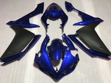 2007-2008 Gloss Blue & Black Yamaha R1 Fairings