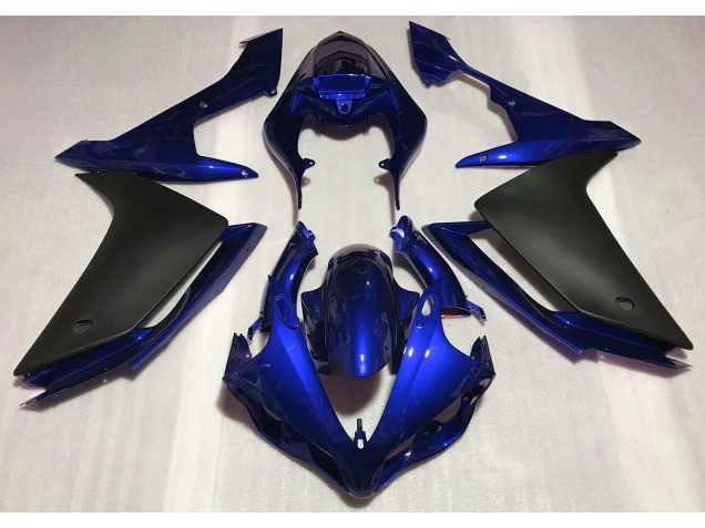 2007-2008 Gloss Blue & Black Yamaha R1 Fairings 2007-2008 Gloss Blue & Black Yamaha R1 Fairings