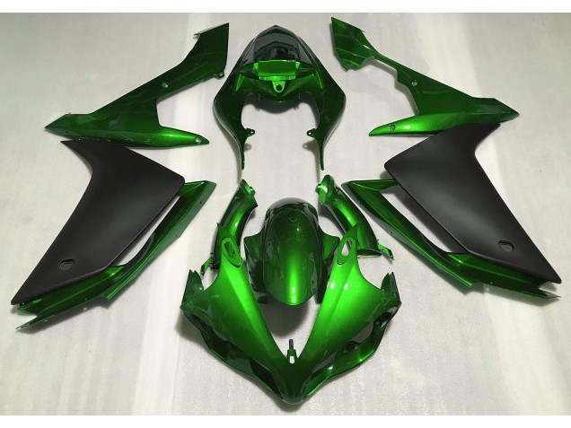 2007-2008 Gloss Green & Black Yamaha R1 Fairings 2007-2008 Gloss Green & Black Yamaha R1 Fairings