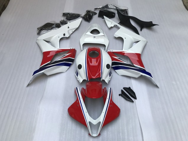 2007-2008 Gloss Red and White- CBR 600RR 07-08 Honda CBR600RR Fairings 2007-2008 Gloss Red and White- CBR 600RR 07-08 Honda CBR600RR Fairings
